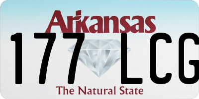 AR license plate 177LCG