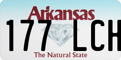 AR license plate 177LCH