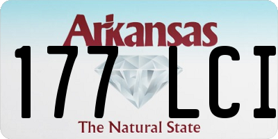 AR license plate 177LCI