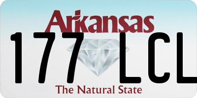 AR license plate 177LCL