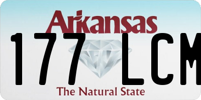AR license plate 177LCM