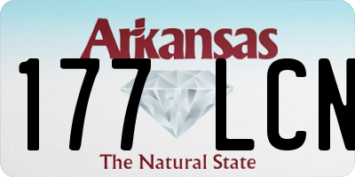 AR license plate 177LCN