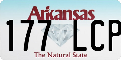AR license plate 177LCP