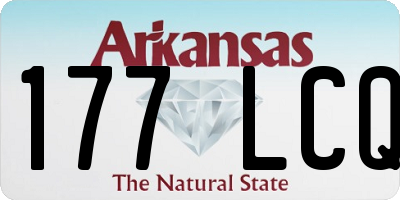 AR license plate 177LCQ