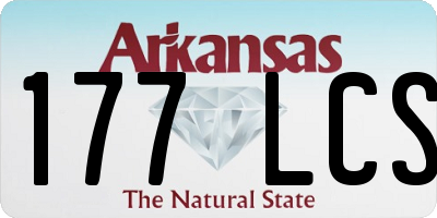AR license plate 177LCS