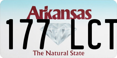 AR license plate 177LCT