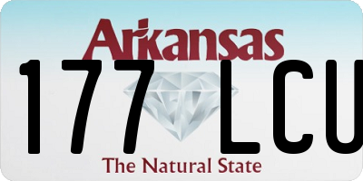 AR license plate 177LCU