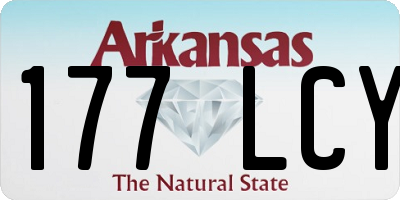 AR license plate 177LCY