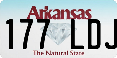 AR license plate 177LDJ
