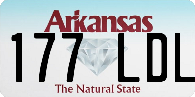 AR license plate 177LDL