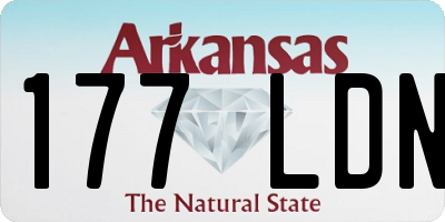AR license plate 177LDN