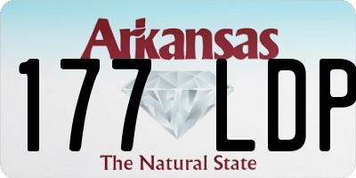 AR license plate 177LDP