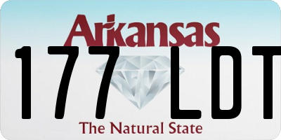 AR license plate 177LDT