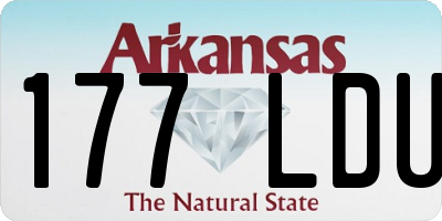 AR license plate 177LDU