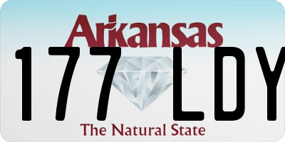 AR license plate 177LDY