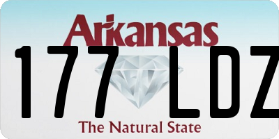 AR license plate 177LDZ