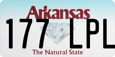 AR license plate 177LPL