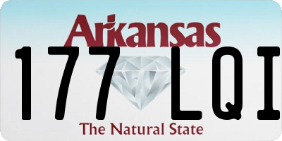 AR license plate 177LQI