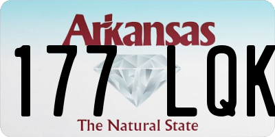 AR license plate 177LQK