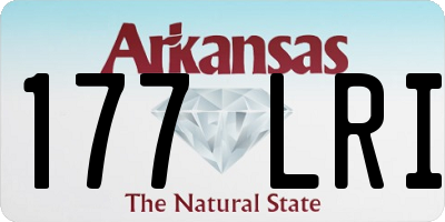 AR license plate 177LRI