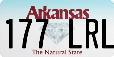 AR license plate 177LRL