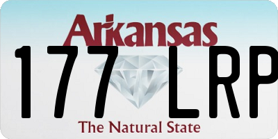 AR license plate 177LRP