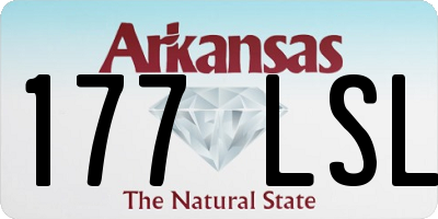 AR license plate 177LSL