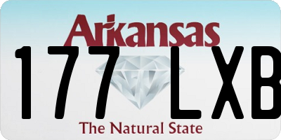 AR license plate 177LXB