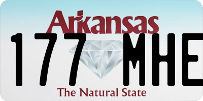 AR license plate 177MHE