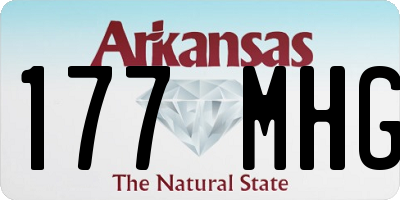 AR license plate 177MHG
