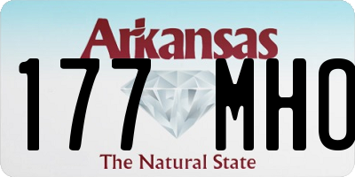 AR license plate 177MHO
