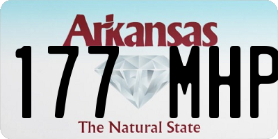AR license plate 177MHP