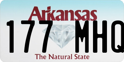 AR license plate 177MHQ