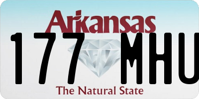 AR license plate 177MHU