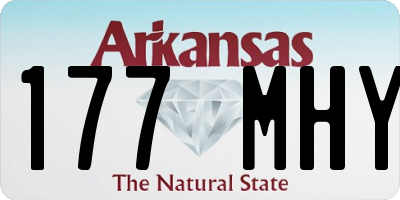 AR license plate 177MHY