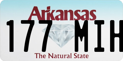 AR license plate 177MIH