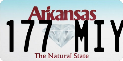AR license plate 177MIY