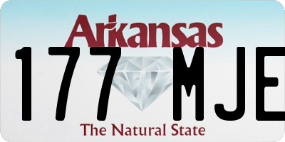 AR license plate 177MJE
