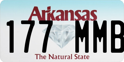 AR license plate 177MMB