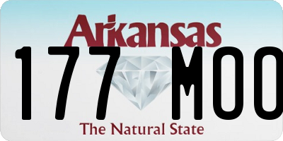 AR license plate 177MOO
