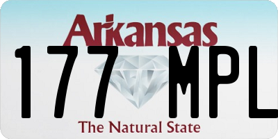 AR license plate 177MPL