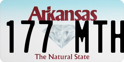 AR license plate 177MTH