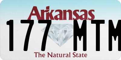 AR license plate 177MTM