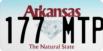 AR license plate 177MTP