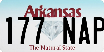 AR license plate 177NAP