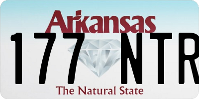AR license plate 177NTR