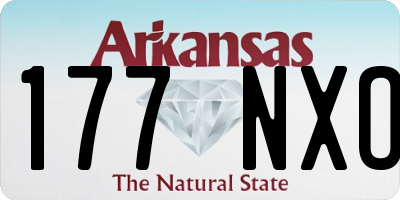 AR license plate 177NXO