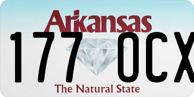 AR license plate 177OCX
