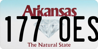 AR license plate 177OES