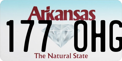 AR license plate 177OHG